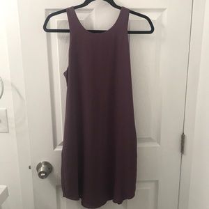Mini mauve purple dress with pockets